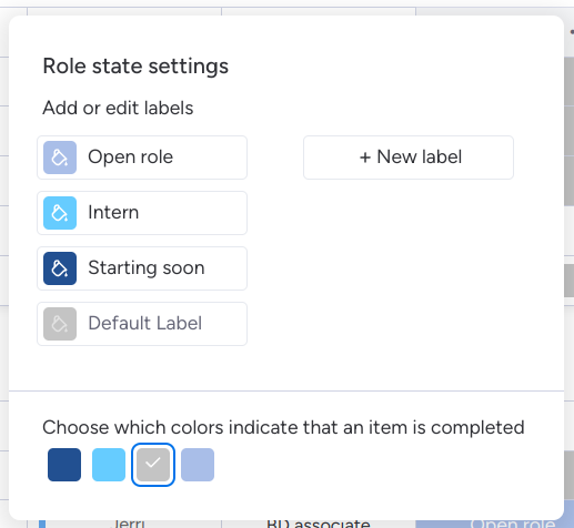 Role state example